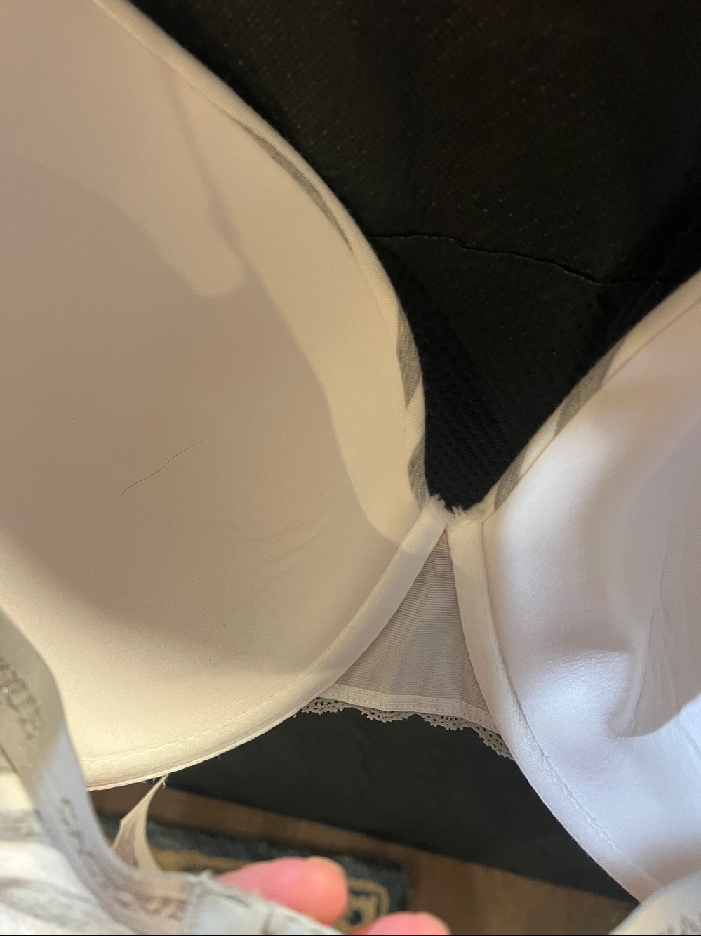 Cacique brand grey/white strip bra size 34 H - Picture 7 of 11